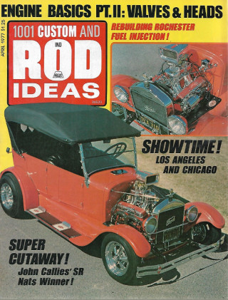 1001 CUSTOM AND ROD IDEAS 1977 APR - CALLIES SIMCA 303, VALVES & HEADS